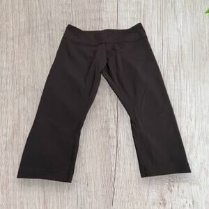 Lululemon Athletica Black Cropped Athletic Leggings Size 10